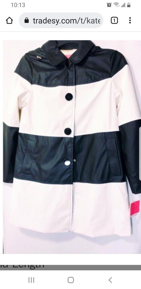 AUTHENTIC "KATE SPADE" Rain Jacket Coat