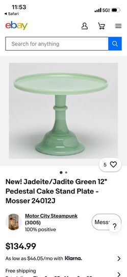 New! Jadeite/Jadite Green 12"