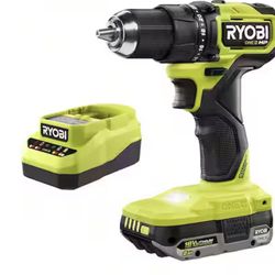 Ryobi 18V Brushless Cordless Compact Drill/Driver Kit with 18V 2.0 Ah HIGH PERFORMANCE Battery and Charger