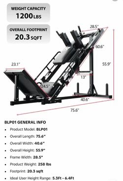 3 in 1 leg press machine