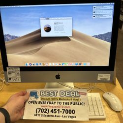 Apple 21.5” iMac - 3.0 Six Core i5 - 16GB of RAM - 512GB SSD - 2019