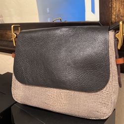 Fossil crossbody leather purse