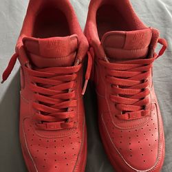Red AirForce 1s