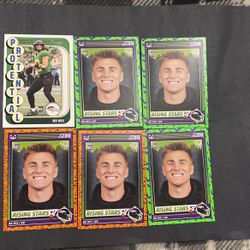 Bo Nix Rookie 6 Card Lot