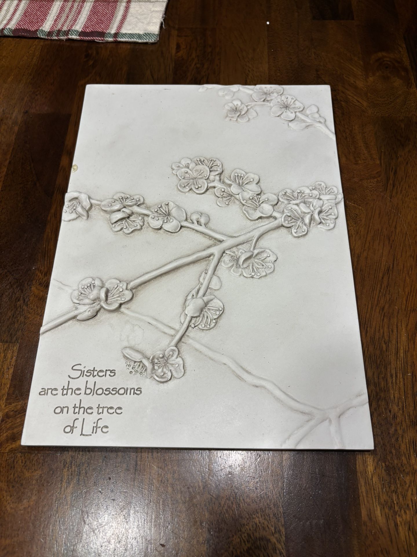 Sisters are the blossom of life wall art