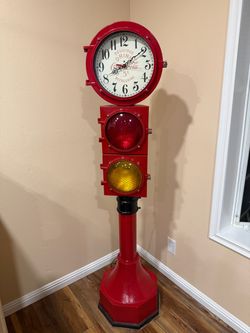 Vintage Traffic Light & Coca Cola clock