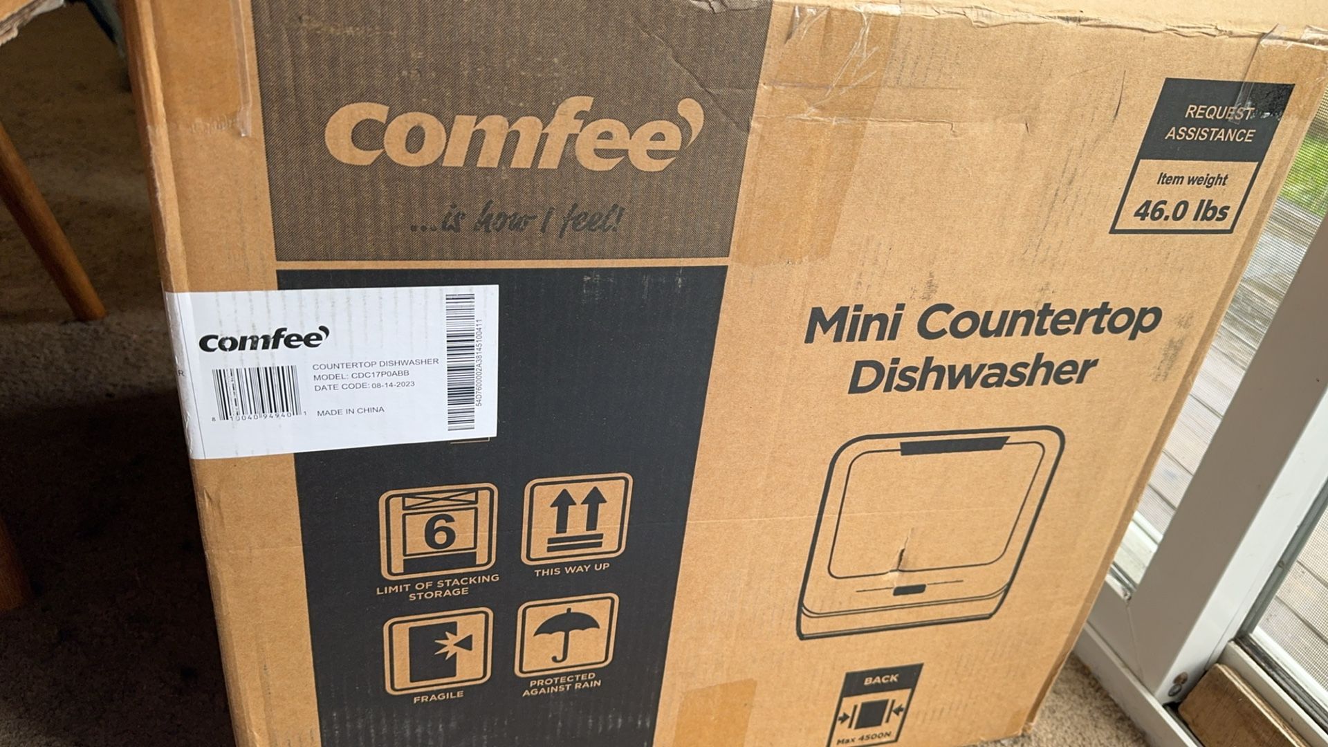 Comfee Mini Countertop Dishwasher 