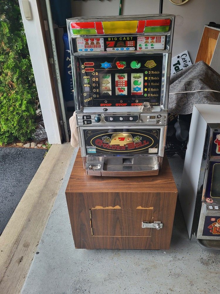 Vintage Golden Bell Pachislo Japanese Slot Machine Grandview