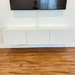 Floating IKEA TV Stand