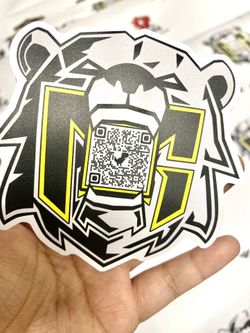 Qr Code Waterproof Stickers