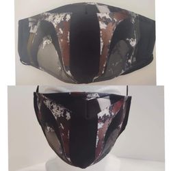 Boba fett handmade face mask