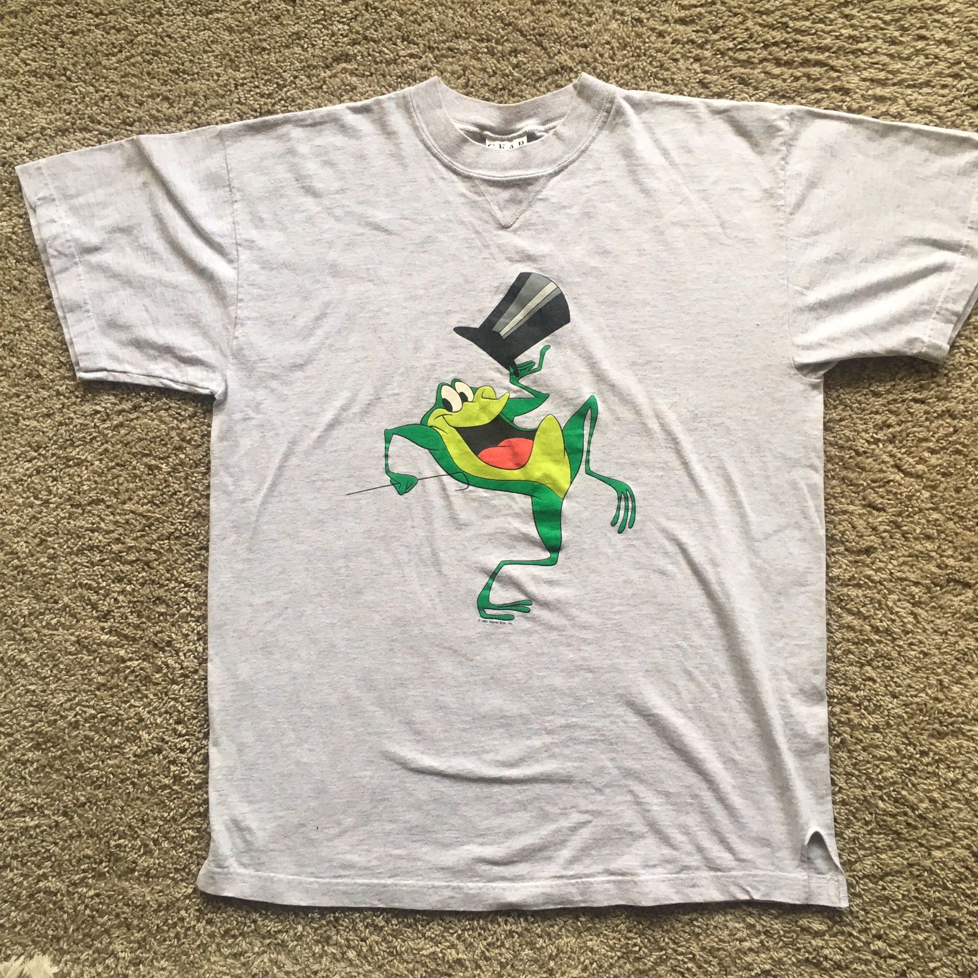 Vintage 1991 WB Warner Brothers frog shirt