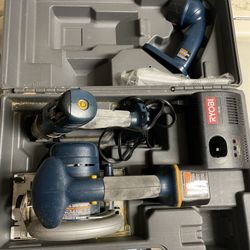 Kit RYOBI of 3 tools. PLUS ACCESORIES