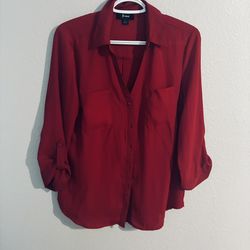 BLUSA ROJA FINA LARGE