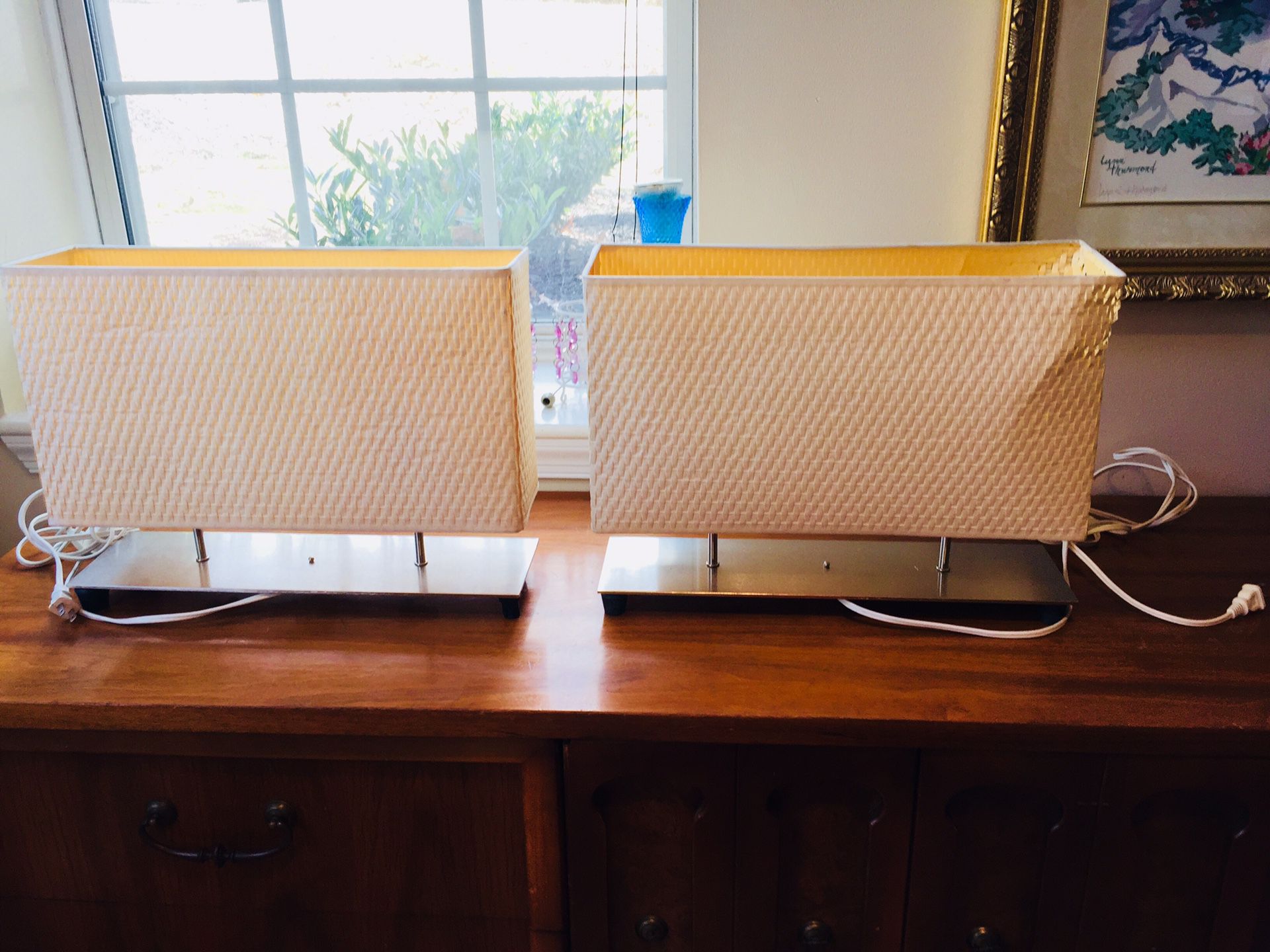 2 high end lamps ($15 each $25 both)