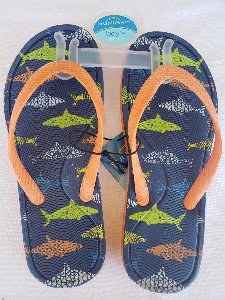 Boys Flip Flops 4pk