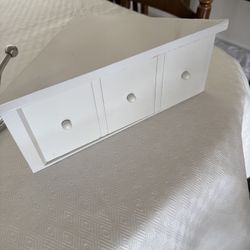 White Corner Drawer 