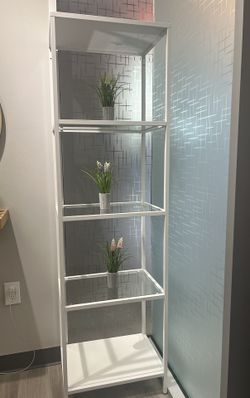 Shelf Unit Glass White