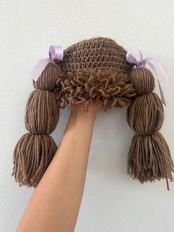 Cabbage Patch Wig Hat Costume