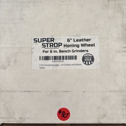 6” Leather stop wheel