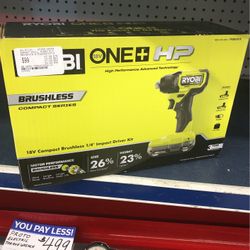 Ryobi Impact Driver Kit