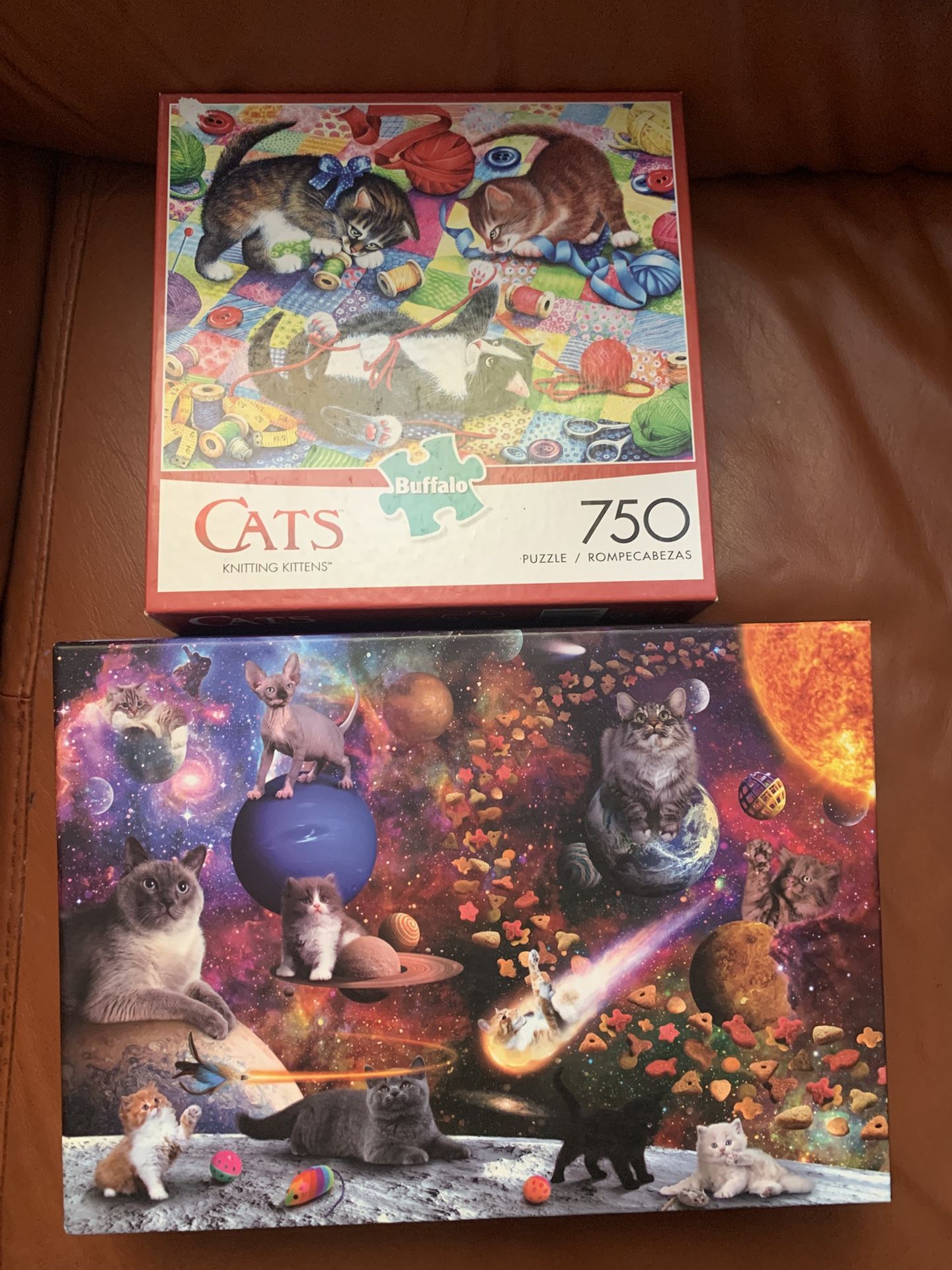 2 Cat Puzzles
