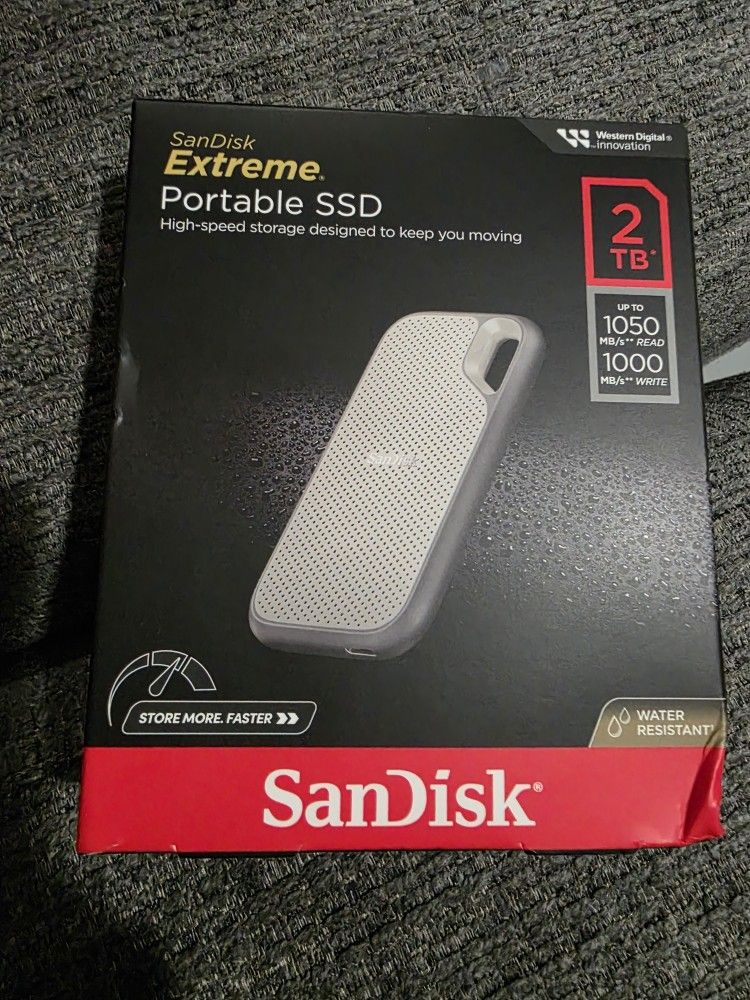 Sandisk Extreme Portable SSD 2 TB