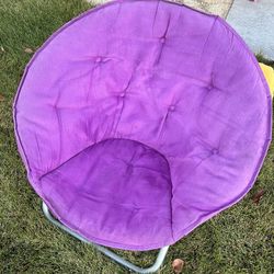 Purple Lounge Chair