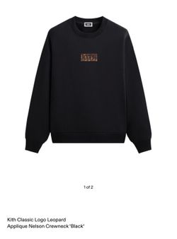 Kith Leopard Logo Crewneck