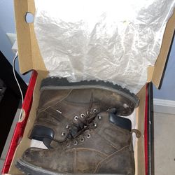 Wolverine Steel Toe Boots Size 8.5