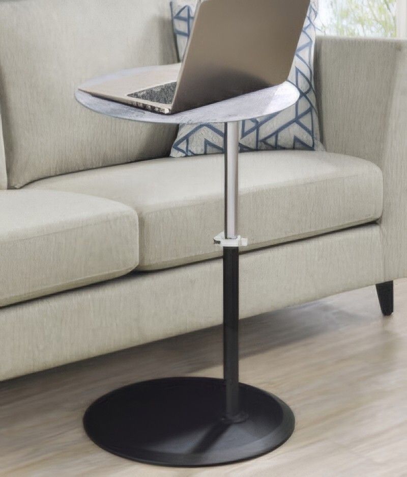 Adjustable Marble Finish Table