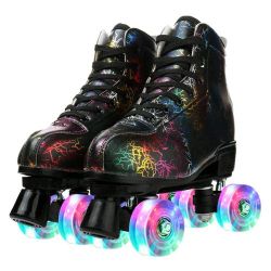 New- Woman's Size 9.5 / Men's Size 8.5 Quad Roller Skates
