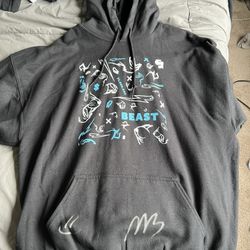 Hand Signed Mr Beast Hoodies