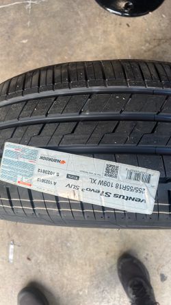 New!! 255/55/18 109W Hankook Ventus S1 evo3 SUV