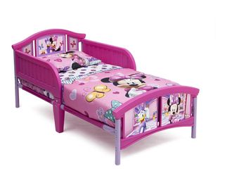 Delta Children Plastic Toddler Bed, Disney Minnie Mouse
