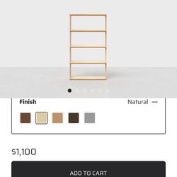 Thuma Rubberwood Modular Bookshelves – Like New – Natural Wood (Multiple Shelves)