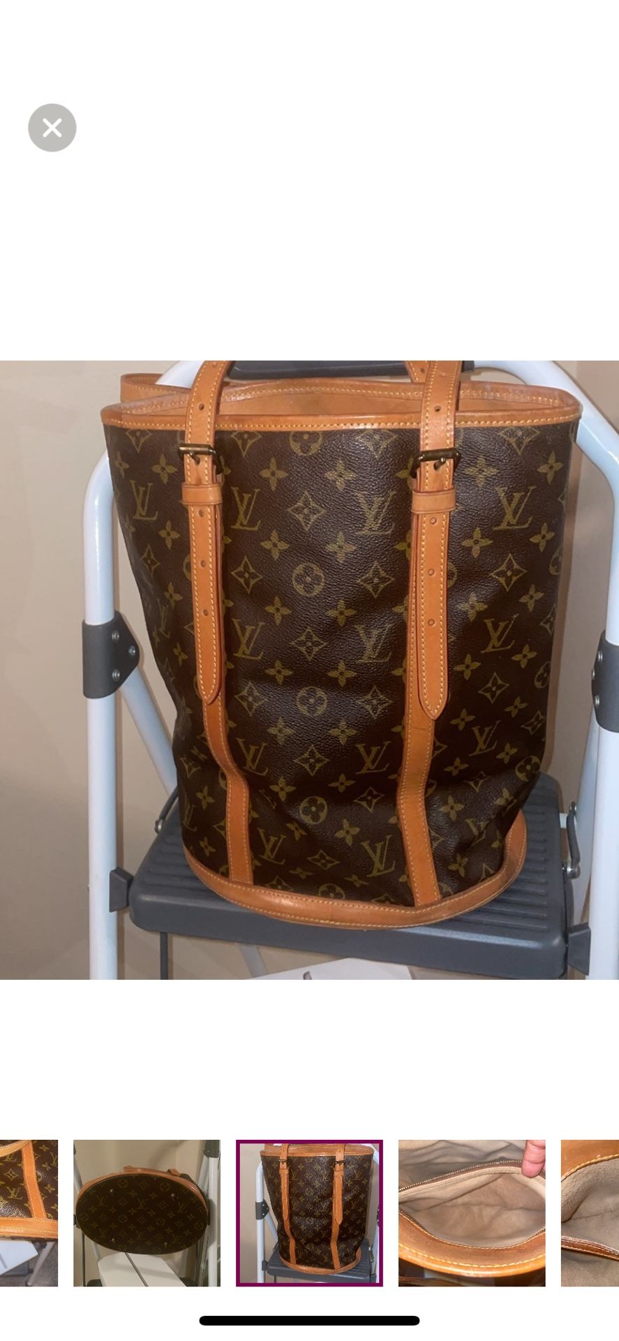 Louis Vuitton bucket Gm