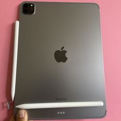 Apple iPad Pro 11” 4th generation (M2 Chip) 128GB WiFi + Cellular / unlocked with keyboard and pencil 