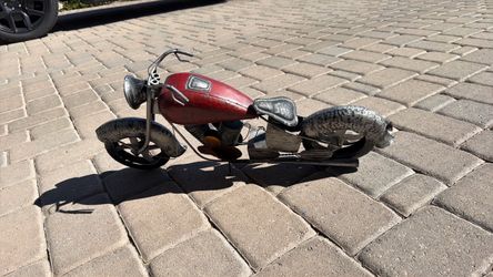 Recycled Metal art motorcycle
