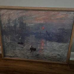 Framed Print - Claude Monet  Impression Sunrise