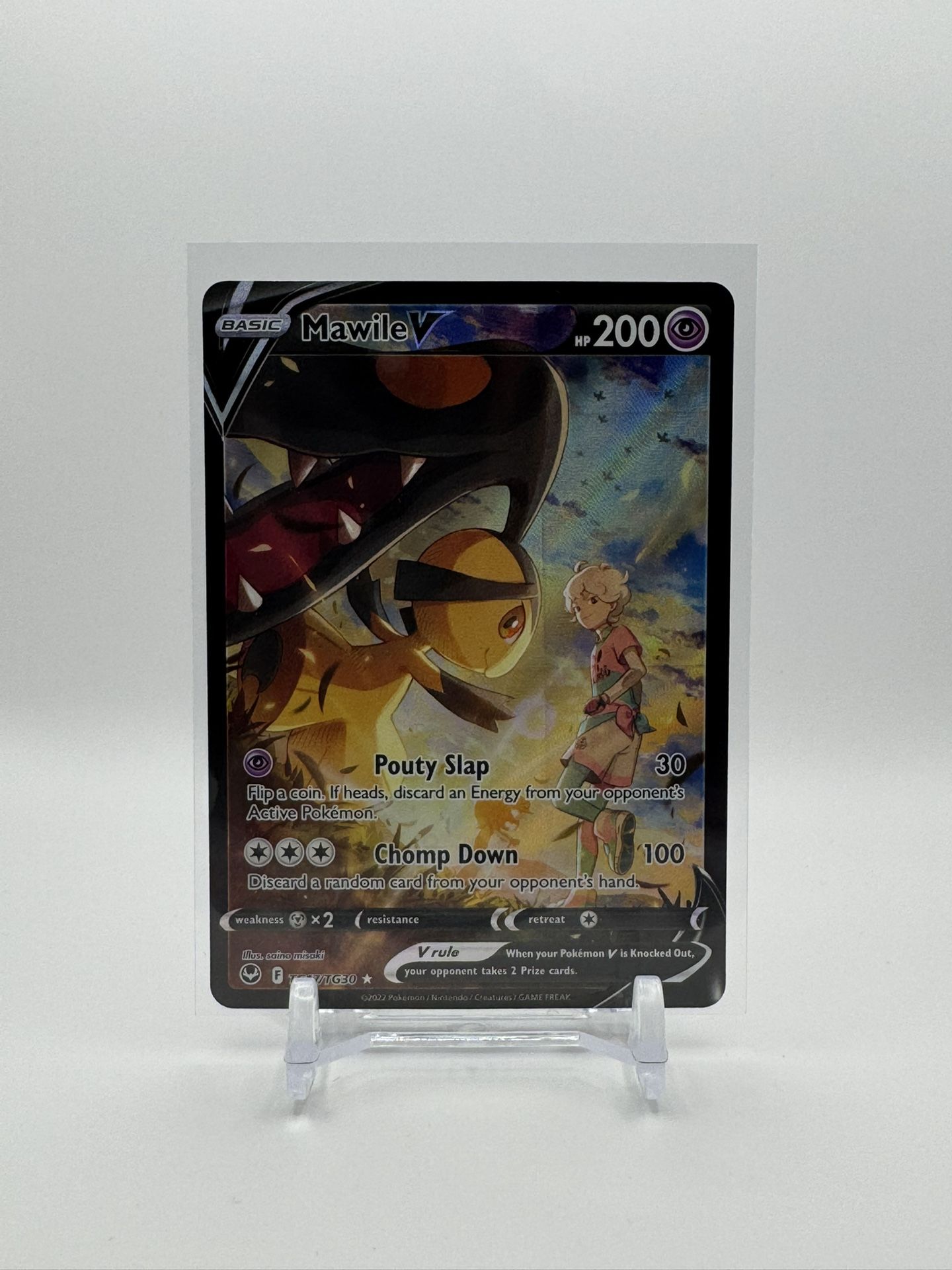 Pokemon Silver Tempest Mawile V