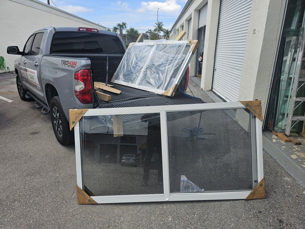 Impact Window ,Horizontal Rolling 74 X 38