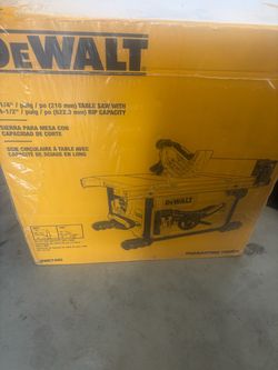 DeWalt table saw