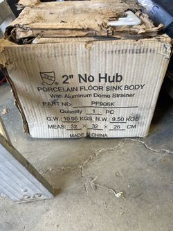 2 floor sinks