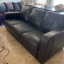  Free Leather  Sofa 