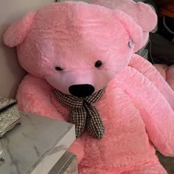6 Ft Pink Teddy Bear 