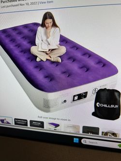 Chillsun twin air mattress