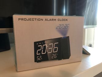 Projection alarm clock