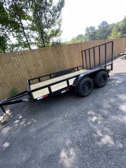 Utility Trailer 6.5x12 Double Axle 