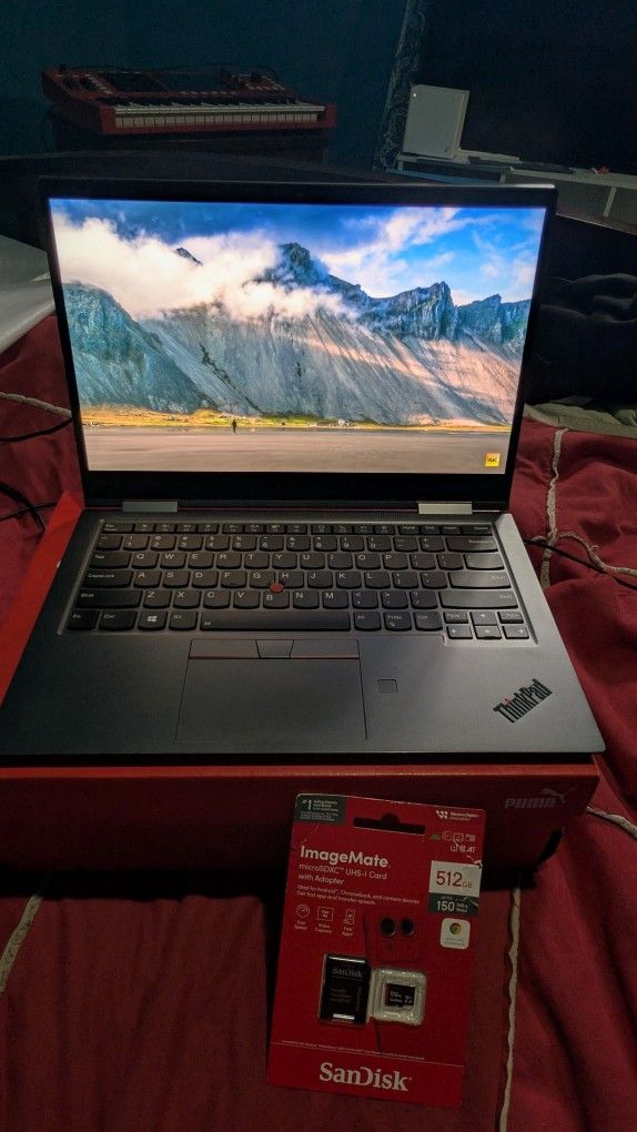  Lenovo ThinkPad  X1 Yoga Gen 5 & SanDisk  512 GB SD Card    $130